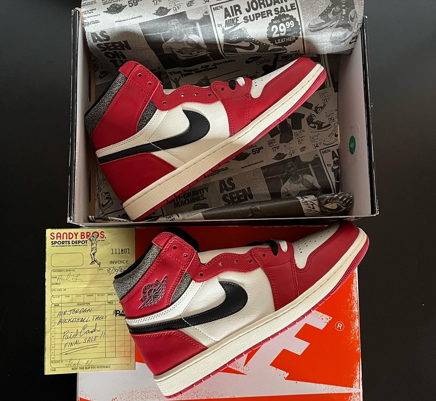 Jordan 1 High Lost and Found HypedRo