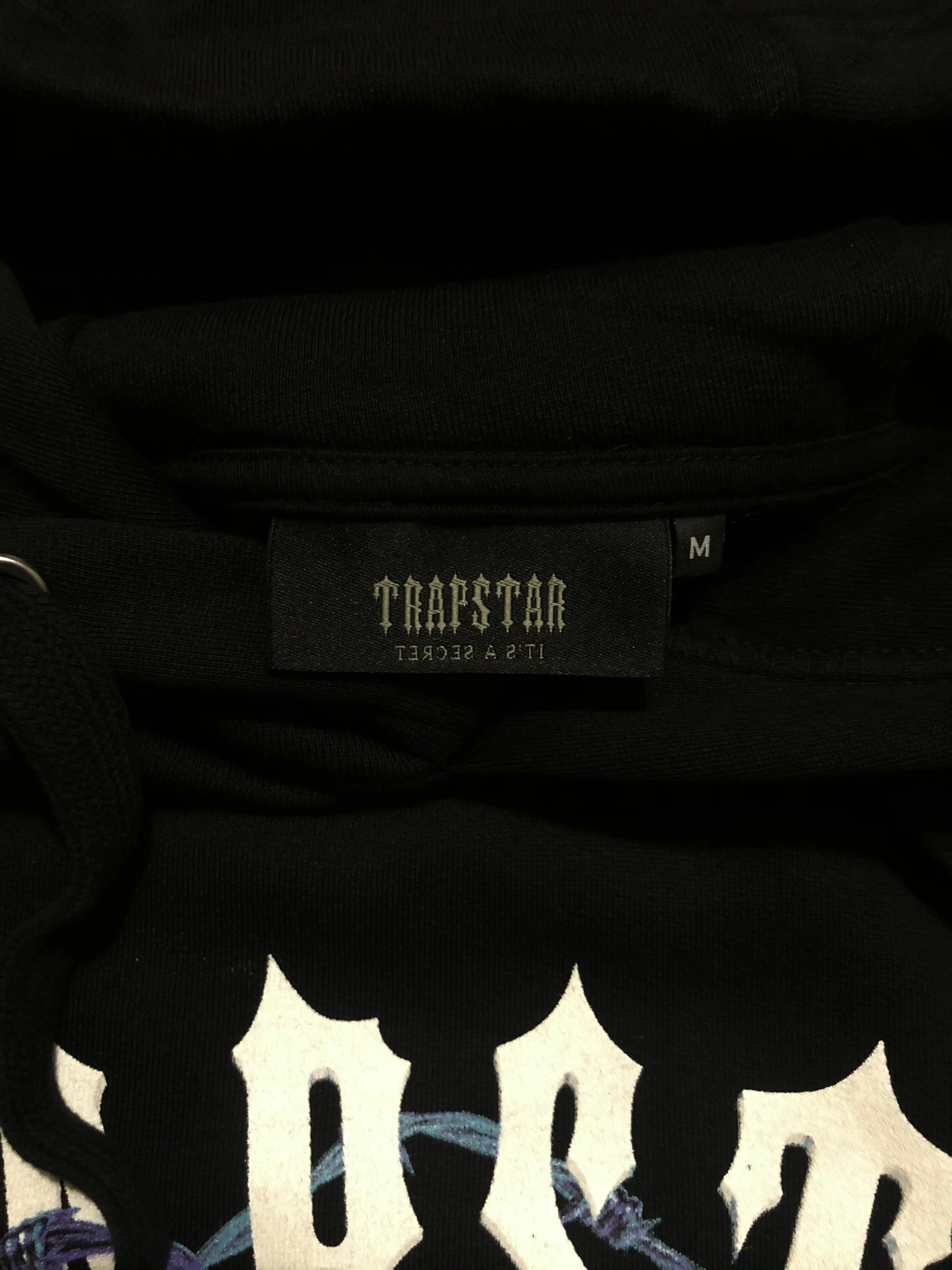 Trapstar Bravery Arch Black Hoodie HypedRo