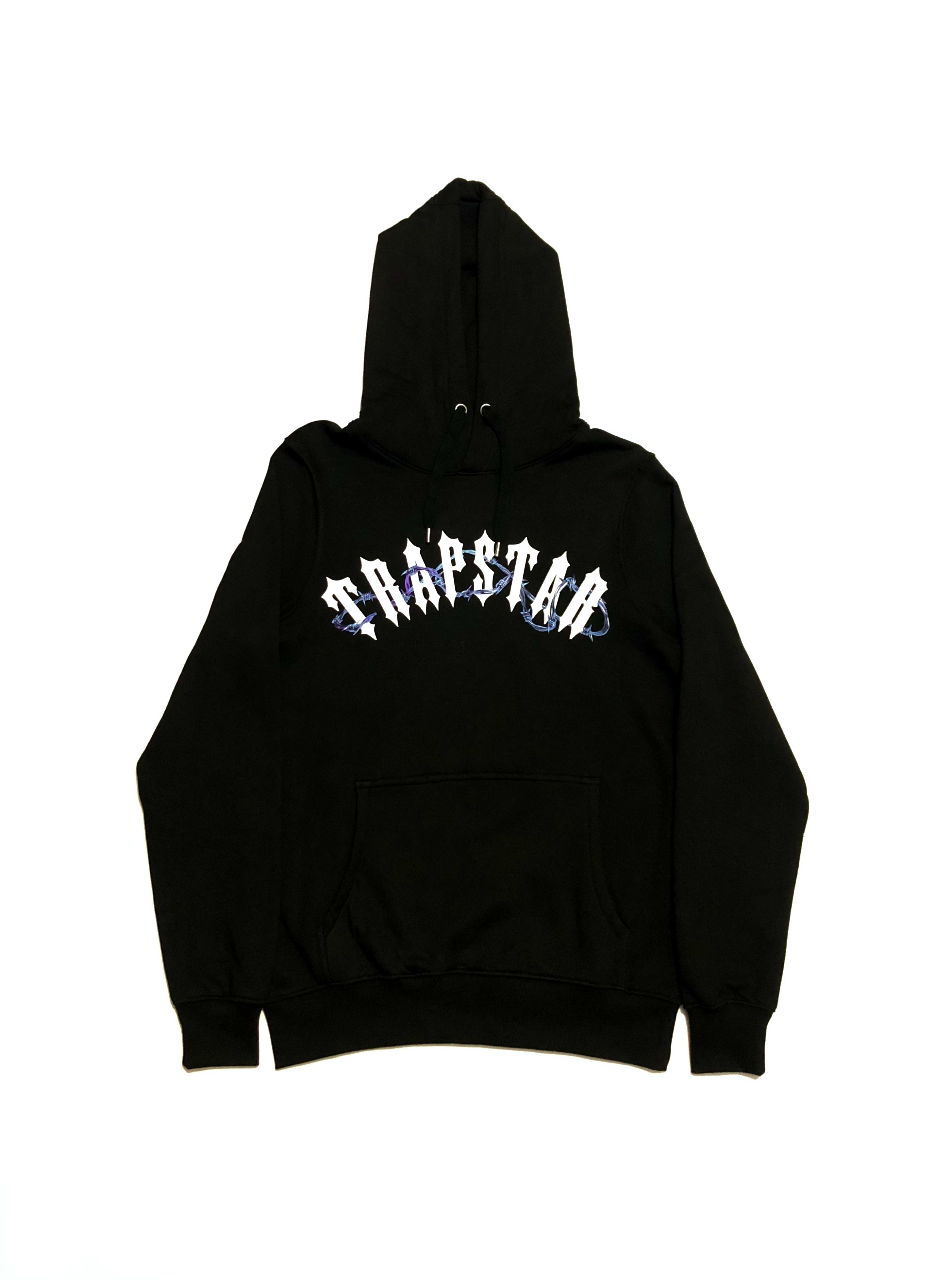 HypedRo TRAPSTAR Bravery Arch Black Hoodie