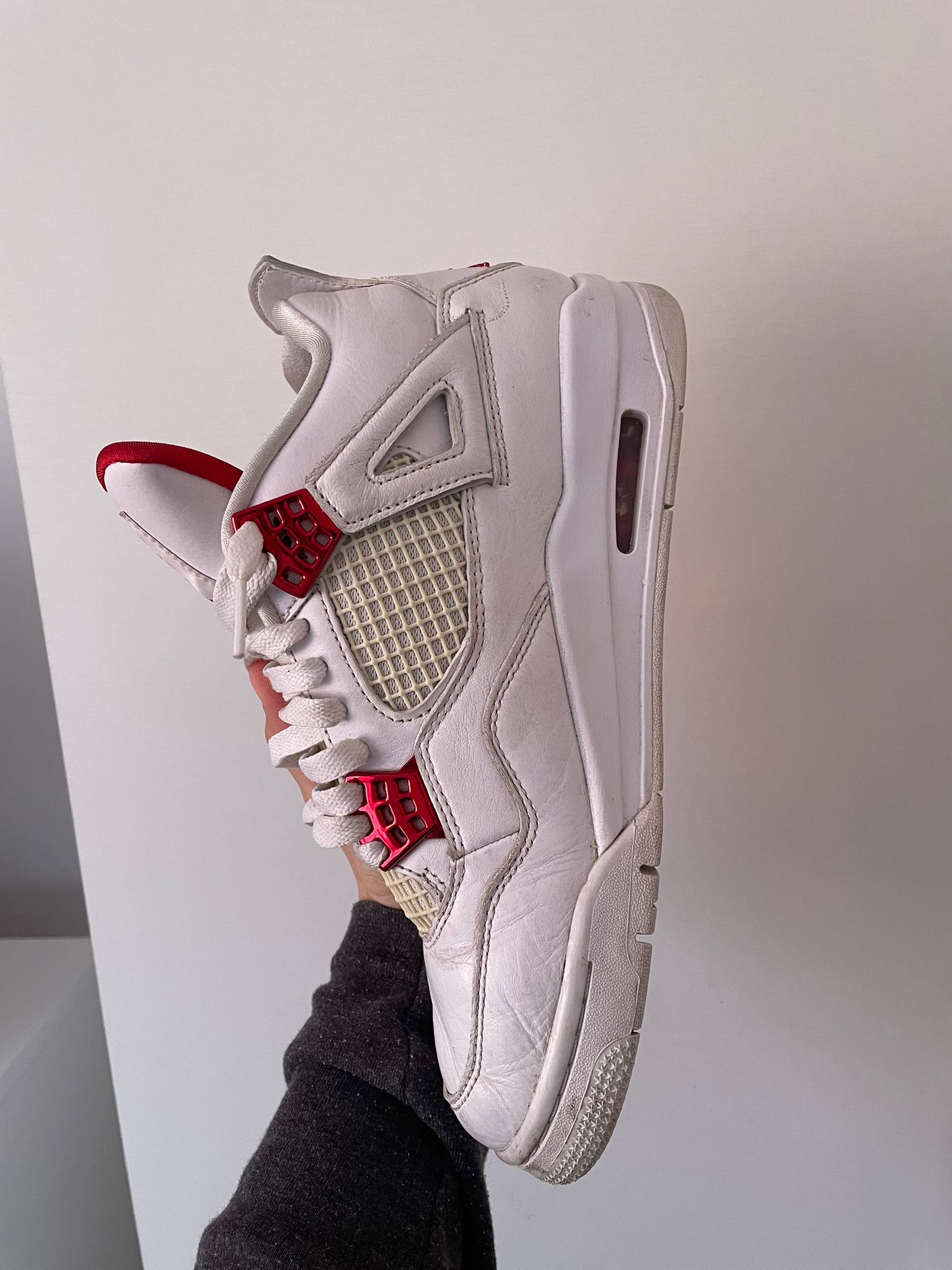 stockx jordan 4 metallic red