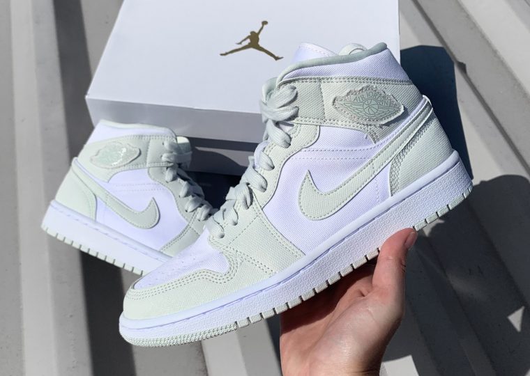 jordan 1 mid spruce aura