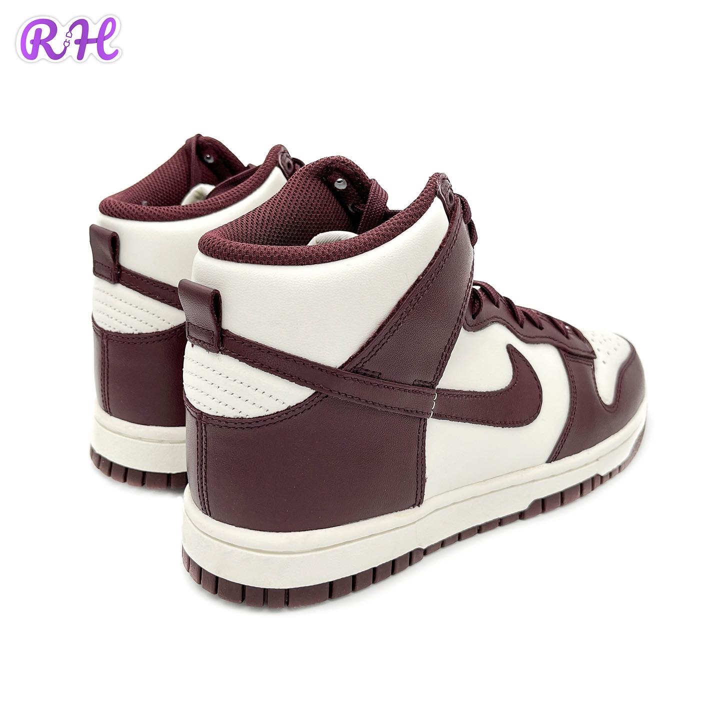dunk high burgundy