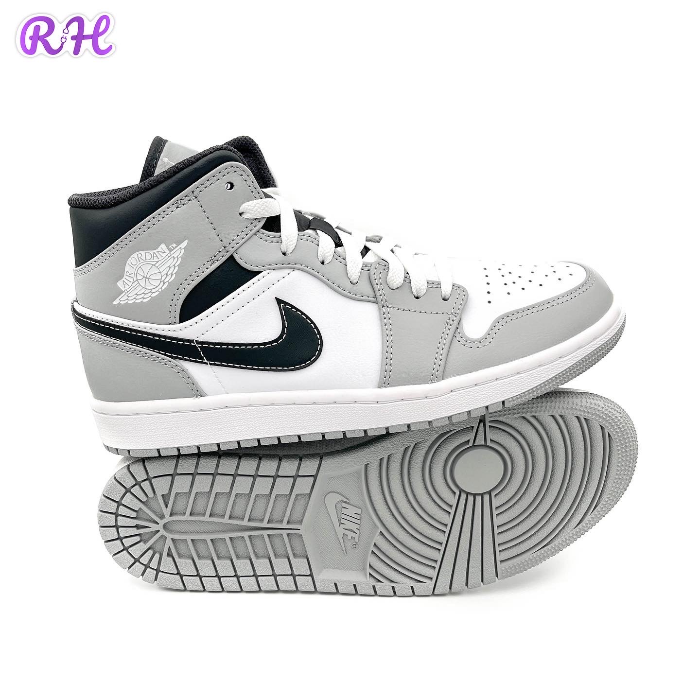 jordan 1 mid smoke grey size 7